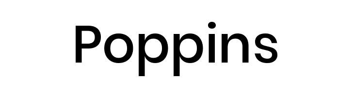 Poppins Poppins Medium Font