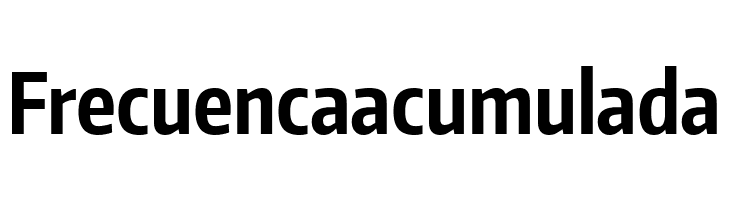 Frecuencaacumulada Encode Sans Compressed Bold Font