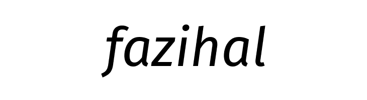 Fira Sans Italic  Free Fonts Download