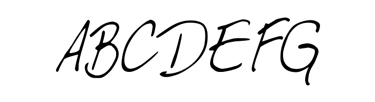 DJB My Boyfriend's Handwriting  Free Fonts Download