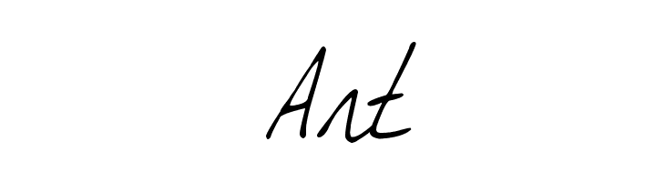 DJB My Boyfriend's Handwriting  Free Fonts Download