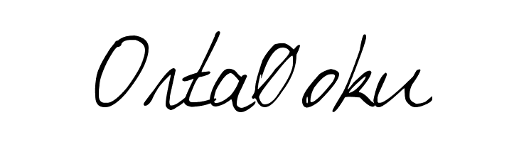 DJB My Boyfriend's Handwriting  Free Fonts Download