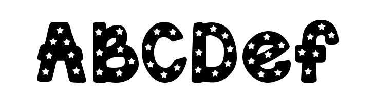 DJB Starry Starry Font  Free Fonts Download