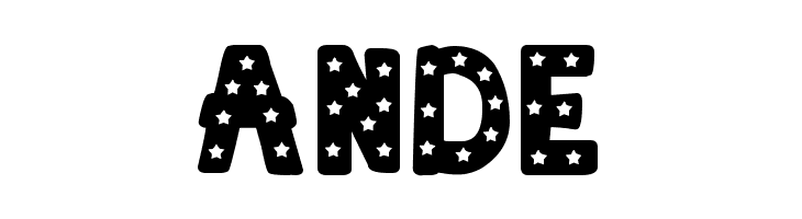 DJB Starry Starry Font  Free Fonts Download