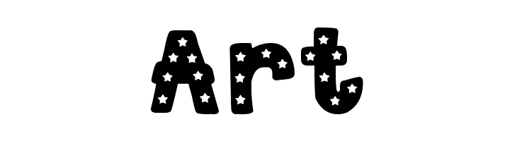 DJB Starry Starry Font  Free Fonts Download