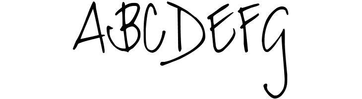 DJB Miss Jinkie Van Pelt  Free Fonts Download