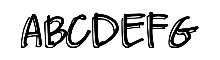 DJB Me and My Shadow  Free Fonts Download