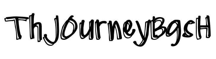 DJB Me and My Shadow  Free Fonts Download