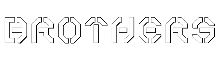 Year 3000 Outline  Free Fonts Download