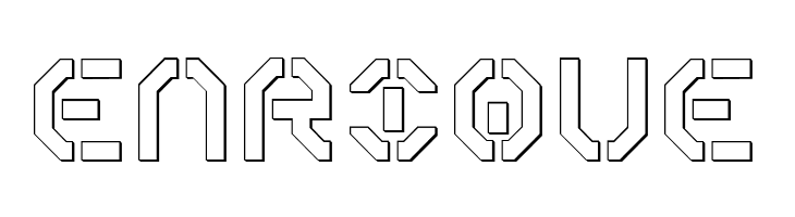 Year 3000 Outline  Free Fonts Download