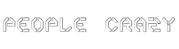 Year 3000 Outline  Free Fonts Download