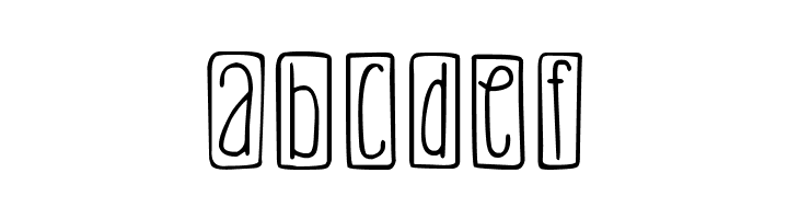 DJB Lemon Head Outlined  Free Fonts Download