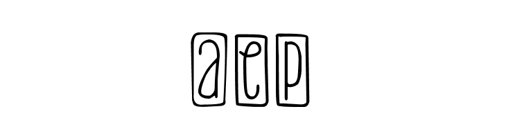 DJB Lemon Head Outlined  Free Fonts Download