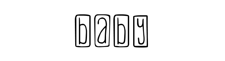 DJB Lemon Head Outlined  Free Fonts Download