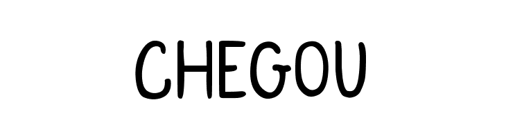 CHEGOU DJB Straight Up Now Font