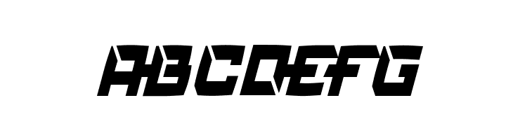 Reconstruct Condensed Italic  Free Fonts Download