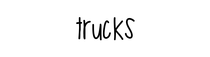Trucks MurakamiRilapika Font