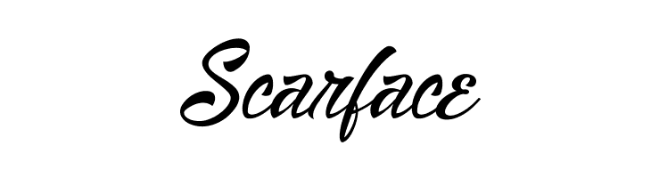 Scarface Alisandra Demo Font