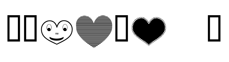 ap_justhearts  Free Fonts Download