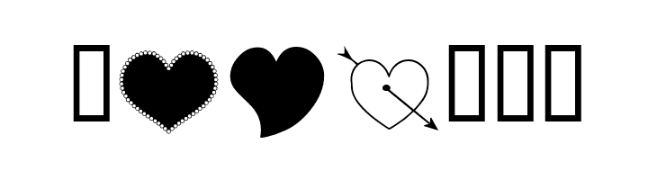 ap_justhearts  Free Fonts Download