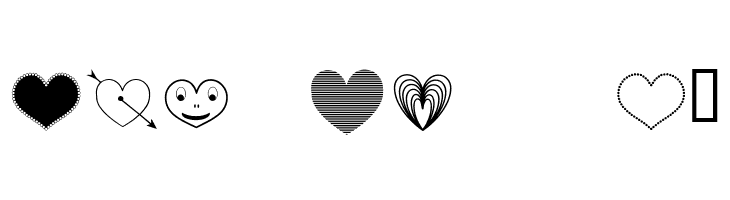 ap_justhearts  Free Fonts Download
