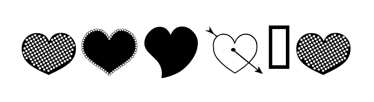 ap_justhearts  Free Fonts Download