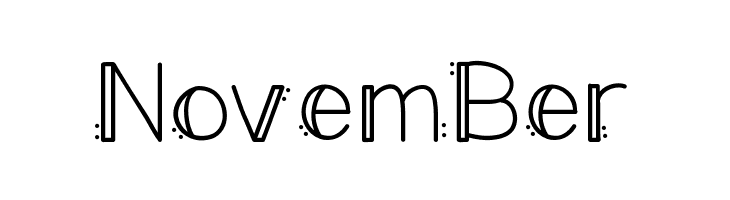 ALLinedAndDotted  Free Fonts Download