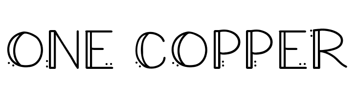 ALLinedAndDotted  Free Fonts Download