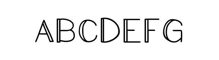 ALLined  Free Fonts Download