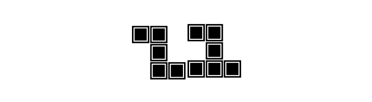 Blocky Outlined  Free Fonts Download