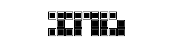 Blocky Outlined  Free Fonts Download