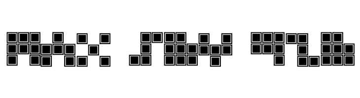 Blocky Outlined  Free Fonts Download