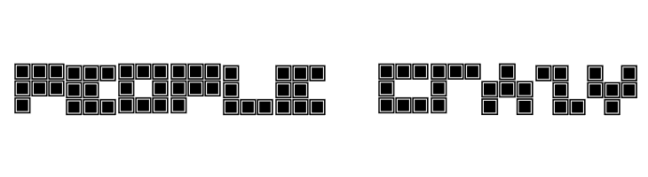 Blocky Outlined  Free Fonts Download
