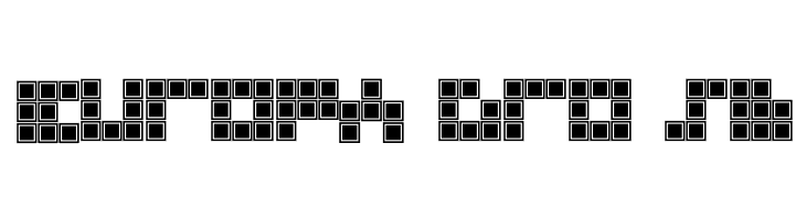 Blocky Outlined  Free Fonts Download