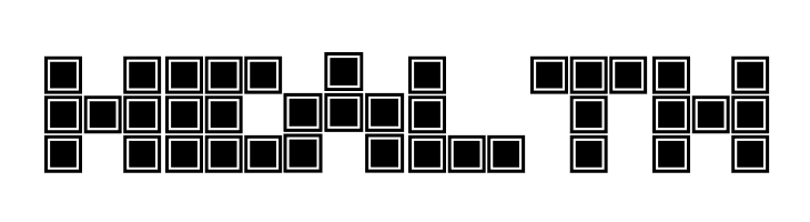 Blocky Outlined  Free Fonts Download