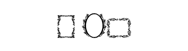 Vintage Frames 8  Free Fonts Download