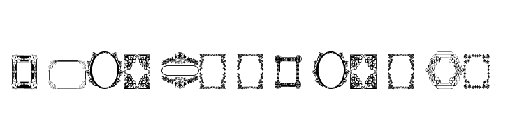 Vintage Frames 8  Free Fonts Download