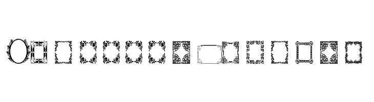 Vintage Frames 8  Free Fonts Download