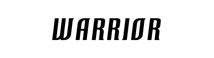 WARRIOR Warrior Sports Brand 2 Font