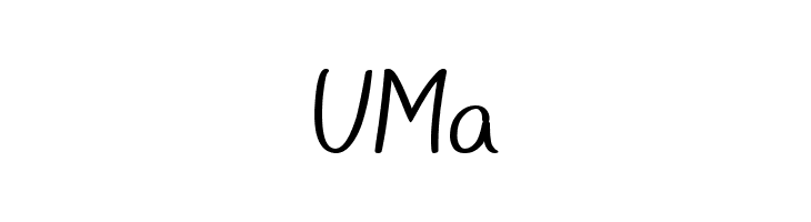 UMa Quality of Life Font