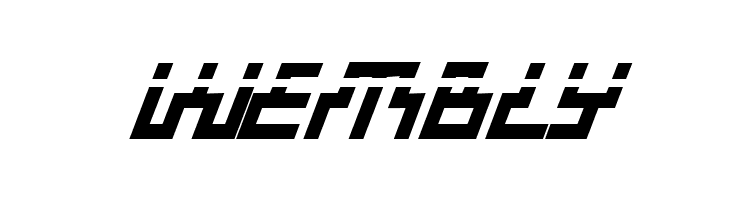 Beam Rider Bold Italic Laser  Free Fonts Download