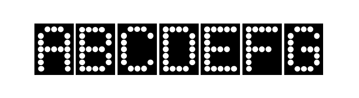 ABCDEFG DJB Up on the Scoreboard Font