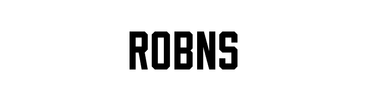 ROBNS Slimfit Font