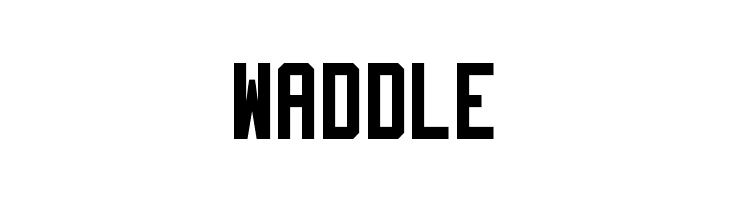 WADDLE Slimfit Font