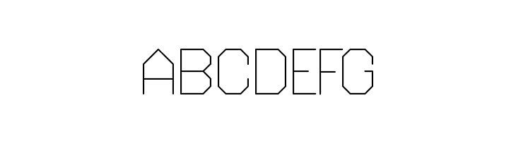 Octagonal Light  Free Fonts Download