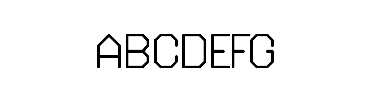 Octagonal Bold  Free Fonts Download
