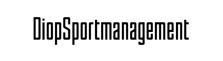 DiopSportmanagement Enfatica-Normal Font