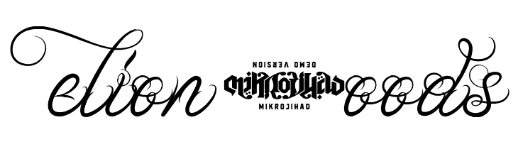 Unblessed Script  Free Fonts Download