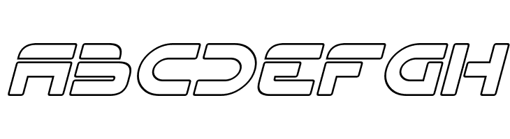 Flynn Hollow Italic  Free Fonts Download