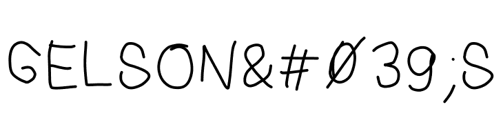 elisfirstfont  Free Fonts Download